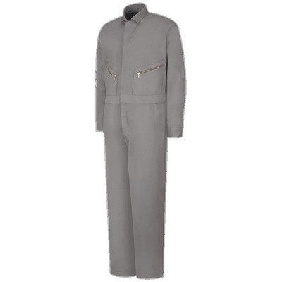 Red Kap™ Men's Zip Front Cotton Coverall - Gray