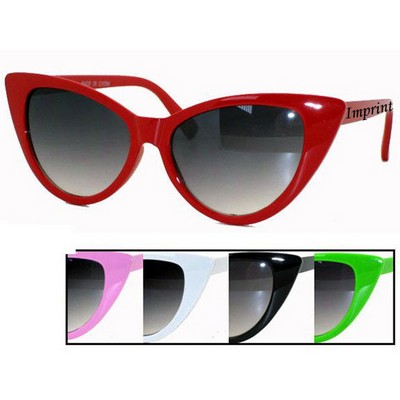 Funky Glitter Cat Eye Sunglasses