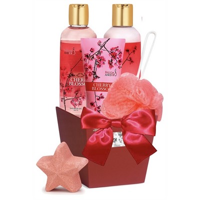 Cherry Blossom Spa Basket