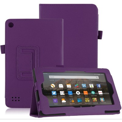 Kidder iBank® Leatherette Case for Kindle Fire HD 8" (Purple)