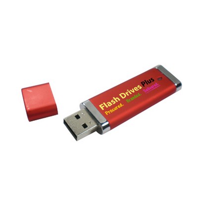 32GB Stick USB Flash Drive With Silver Trim