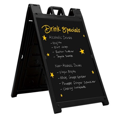 Signicade Deluxe A-Frame Chalkboard Kit