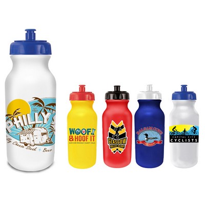 20 Oz. Value Cycle Bottle w/Push 'n Pull Cap (Full Color Digital)