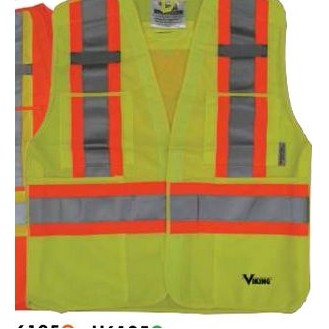 Viking® 5 Point Tear Away Polyester Safety Vest