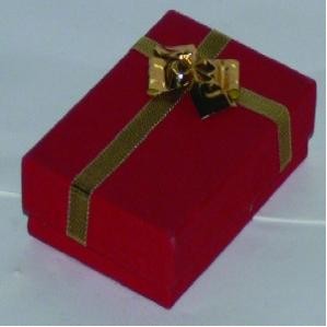 Cardboard Wide Pendant Box w/Bow