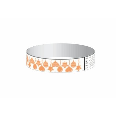 Stock Balloons Pattern Tyvek Wristband (3/4")