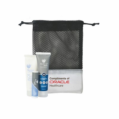 Aloe Up Small Mesh Bag with Sport Sunscreen