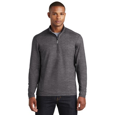 Sport-Tek ® Sport-Wick ® Stretch Reflective Heather 1/2-Zip Pullover Jacket