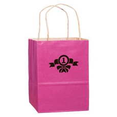 Paper Shopping Bag 10x5x13 Hot stamped