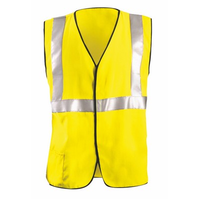 Flame Resistant Dual Certified for Arc and Flash Fire - Single Stripe Solid Vest