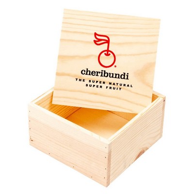 Small Square Wooden Box