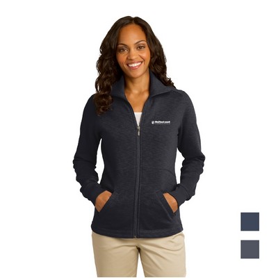 Port Authority® Ladies Slub Fleece Full-Zip Jacket