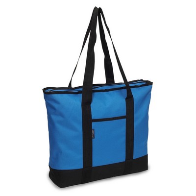 Everest Shopping Tote, Royal Blue/Black