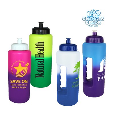 32 Oz. Mood Grip Bottle w/Push 'n Pull