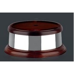 1.5" Recessed Round Wood Base