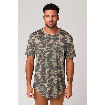 Unisex Camo Drop Tail T-Shirt