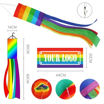 Custom Rainbow Windsock