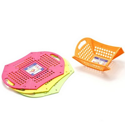 Foldable Plastic Custom Fruit Vegetable Basket