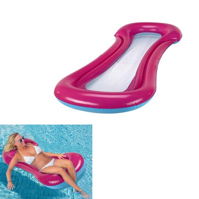 Inflatable Floating Water Hammock Bed With Mesh