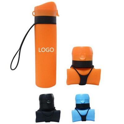 Collapsible Silicone Water Bottle