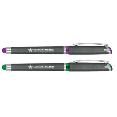 Compass Softex Gel Glide Stylus Pen - Screen Printed