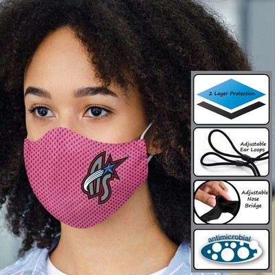 2-Ply Cooling Face Mask with Adjustable Ear Loops - Coolmax Mesh Material