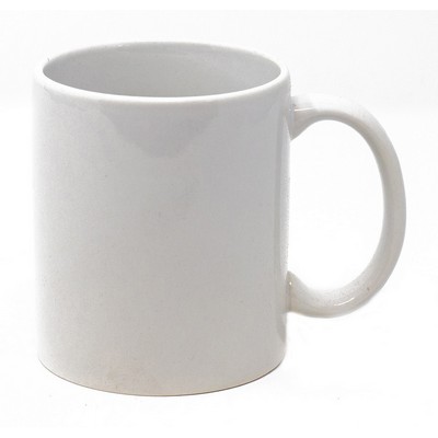 White 3 finger 11oz Mug