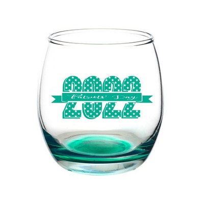 11.5 oz. Mikonos Stemless Wine Glass (1 Color Imprint)