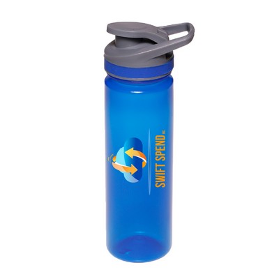 22 oz. Ebro Plastic Sports Water Bottle (Full Color Imprint)