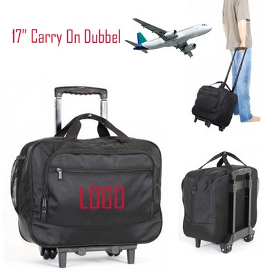 Premium rolling laptop case