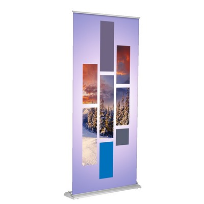 Premium Retractable Banner Stand - 36" x 92" - 24 Hr Service