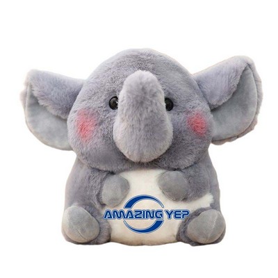 Simulation Velour Cuddly Plush - Elephant