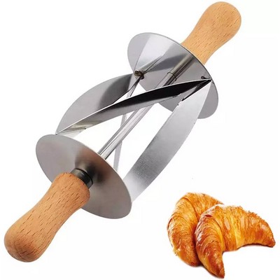 Roller Stainless Steel Croissant Cutter