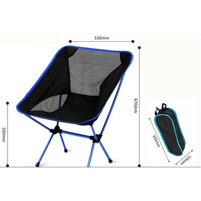 Mesh Folding Chair With Carrying Bag