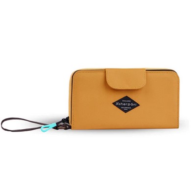 Sherpani® Sundial Yellow Tulum Long Wallet