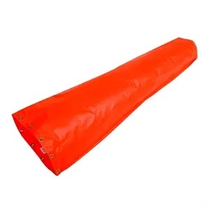 20";12"X 60" 1ply Nylon Orange Beach Safety Windsock