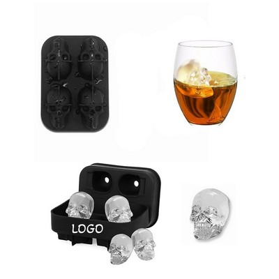 Whisky Skull Ice Mold Tray