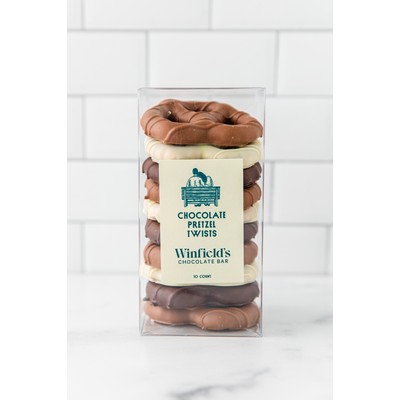 Pretzel Twists 10PC Milk Chocolate Standard