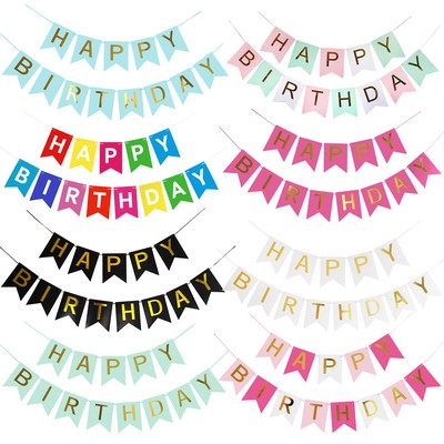 Happy Birthday Decoration Banner