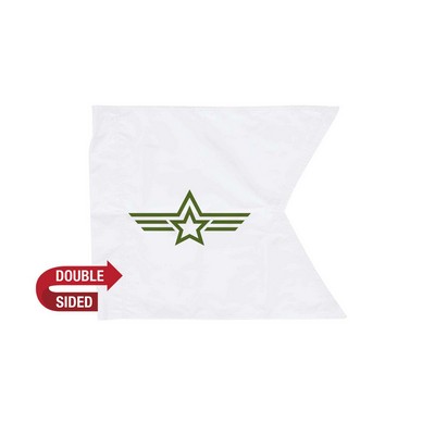 20" x 27.75" Polyester Guidon Flag Double-Sided