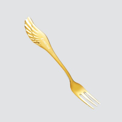 Stainless Steel Wing Shape Fruit Fork