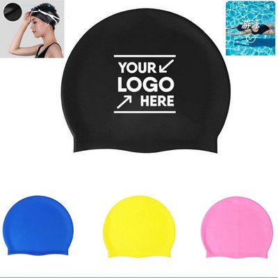 Unisex Adult Silicone Swim Cap