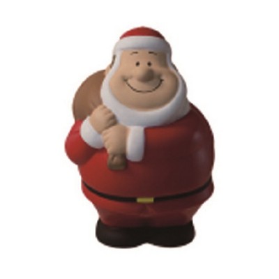 PU Realisitc Christmas Santa Shaped Stress Ball