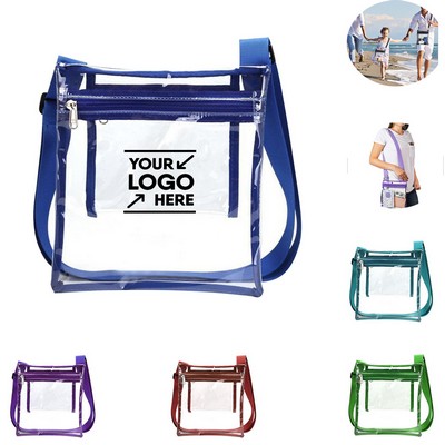 Clear TPU Shoulder Bag - 9"x10"