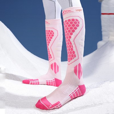 Ski Socks Cold Weather Socks for Snowboarding Snow Winter Thermal Knee-high Warm Socks Hunting