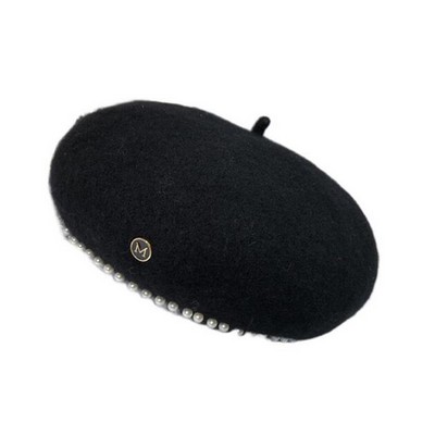 Wool Pearl Shell Hat