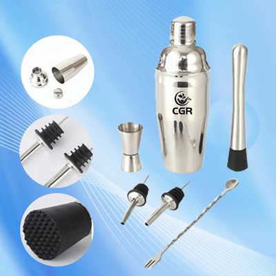 Stainless Steel Mixology Kit (6pcs)