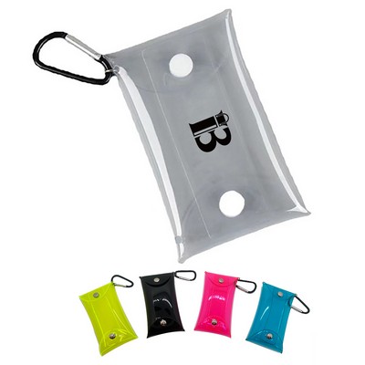 PVC Clear Mini Bag With Hook