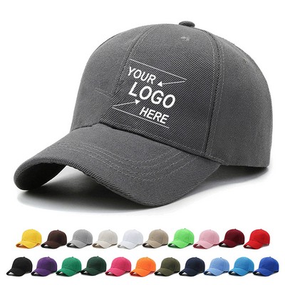 Organic Cotton 6-Panel Baseball Cap