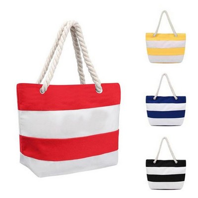 Stylish Canvas Beach Tote: Carry Your Essentials in Comfort